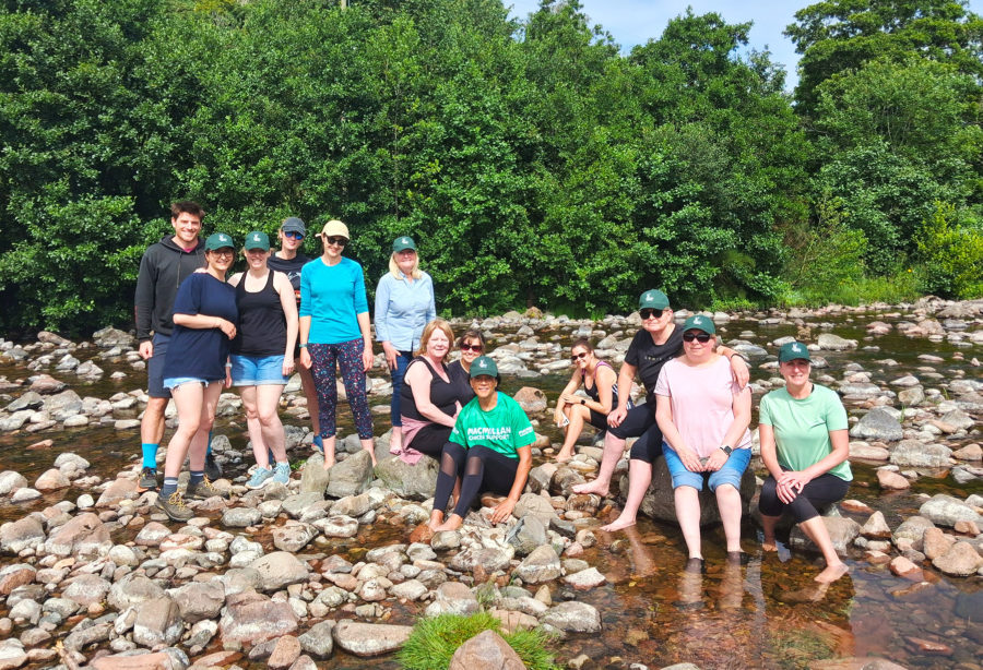 Priory Medical Group Return to the Valley for Bracken Bashing in Northumberland National Park
