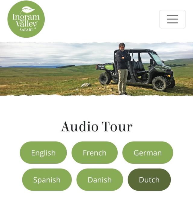 Thank you to the amazing Sarah Van Diermen for writing the Dutch text for our Safari and to Ineke Kleinmann for the Dutch audio (Ineke stayed @ingramhousebedandbreakfast recently and went on safari) 🛺

We’ve welcomed many Dutch visitors over the last 4 years. There are approximately 27 million people on Planet Earth 🌍 who speak Dutch. 

We look forward to welcoming our Dutch guests on the Ingram Valley Farm Safari National Park Experience #thankyou❤️ 

#international 
#guests
#visitors
#overseas
#adventure
#nationalpark 
#experience
#northumberland 
#dutch
#holland
#netherlands 
#netherlands😘💛🇳🇱🌷😉☀️🌿